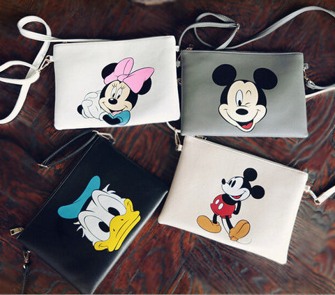 Hello Kitty and Minnie Mickey Clutch Bag