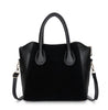 Women's Nubuck Leather Patchwork Handbag